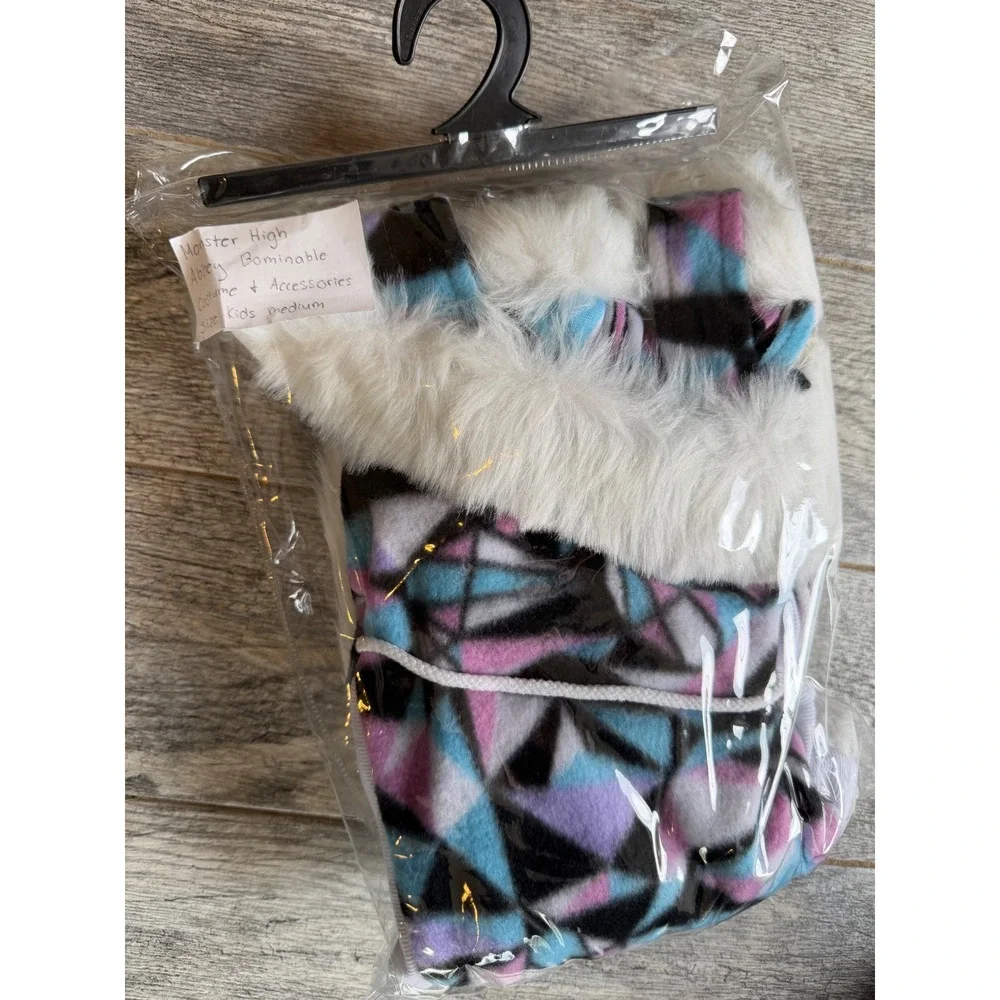 Monster High Abbey Bominable Halloween Costume Medium Rubies Faux Fur Yeti Girls